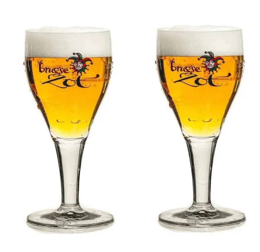 Brugse Zot Bierglazen 330 ml - 2 stuks