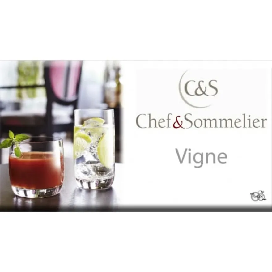 Chef & Sommelier Longdrinkglazen Vigne - 330 ml - 6 stuks