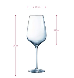 Chef & Sommelier Rode Wijnglazen Sublym - 550 ml - 6 stuks