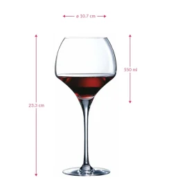 Chef & Sommelier Rode Wijnglazen Open Up - 550 ml - 6 stuks