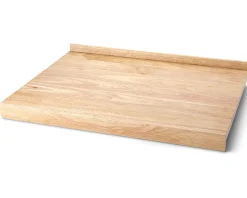 Continenta Houten Snijplank met Sapgeul - Rubberhout - 62 x 46.5 cm