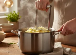 Cookinglife Aardappelstamper RVS Handgreep 15.5 cm