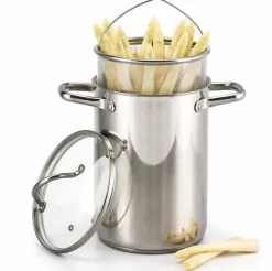 Cookinglife Aspergepan / Pastapan- RVS - ø 16 cm / 4.0 liter