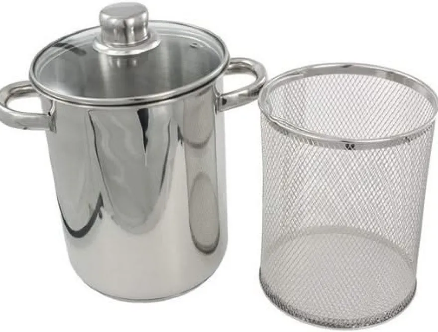 Cookinglife Aspergepan / Pastapan- RVS - ø 16 cm / 4.0 liter