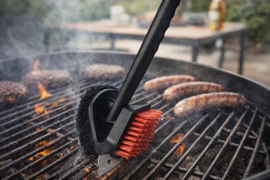 Cookinglife BBQ Reinigingsborstel 3-in-1 Fire & Flavour - 45 cm