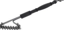 Cookinglife BBQ Reinigingsborstel Fire & Flavour RVS 40 cm - Schoonmaakborstel met Zwart Handvat