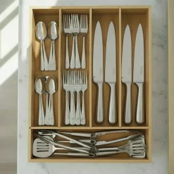 Cookinglife Bestekbak Bamboe 35 x 26 x 5 cm
