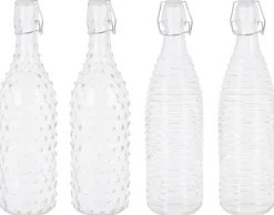 Cookinglife Beugelflessen Dots & Lines - 1 Liter - 4 stuks