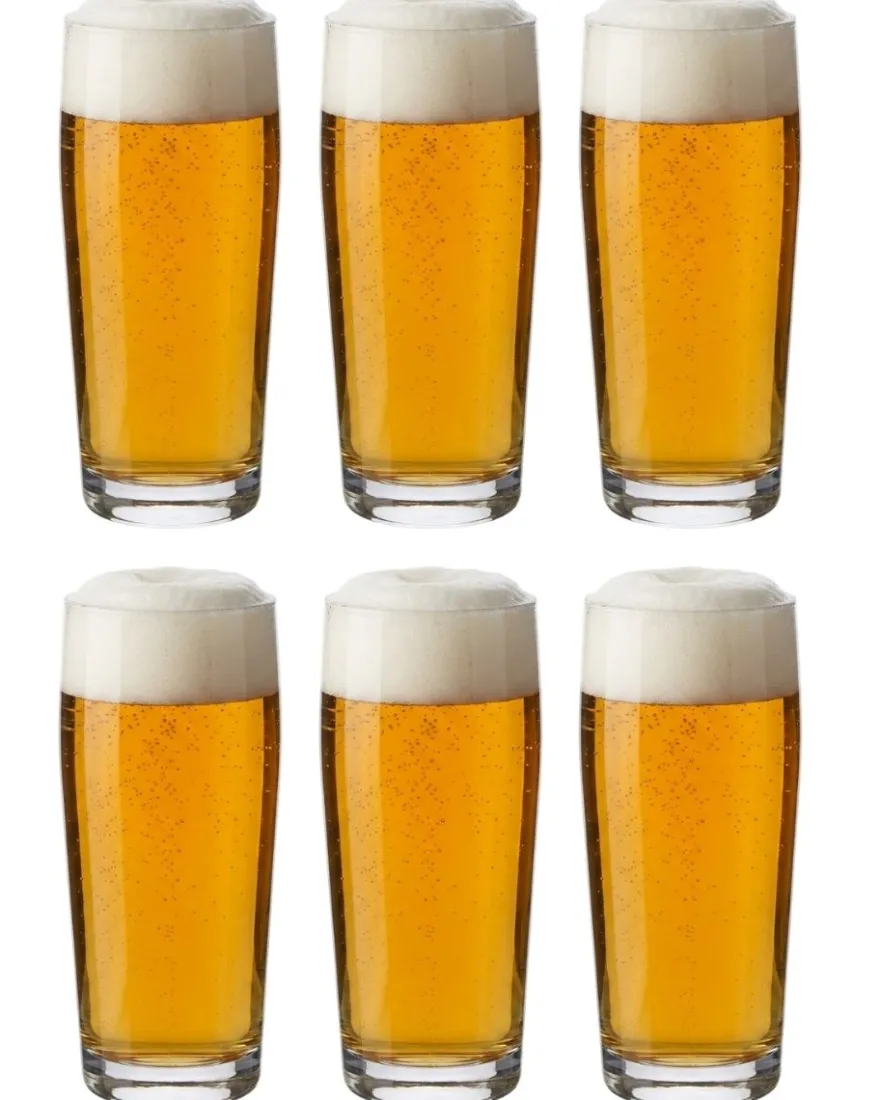 Cookinglife Bierglazen Fluitje 190 ml - 6 stuks