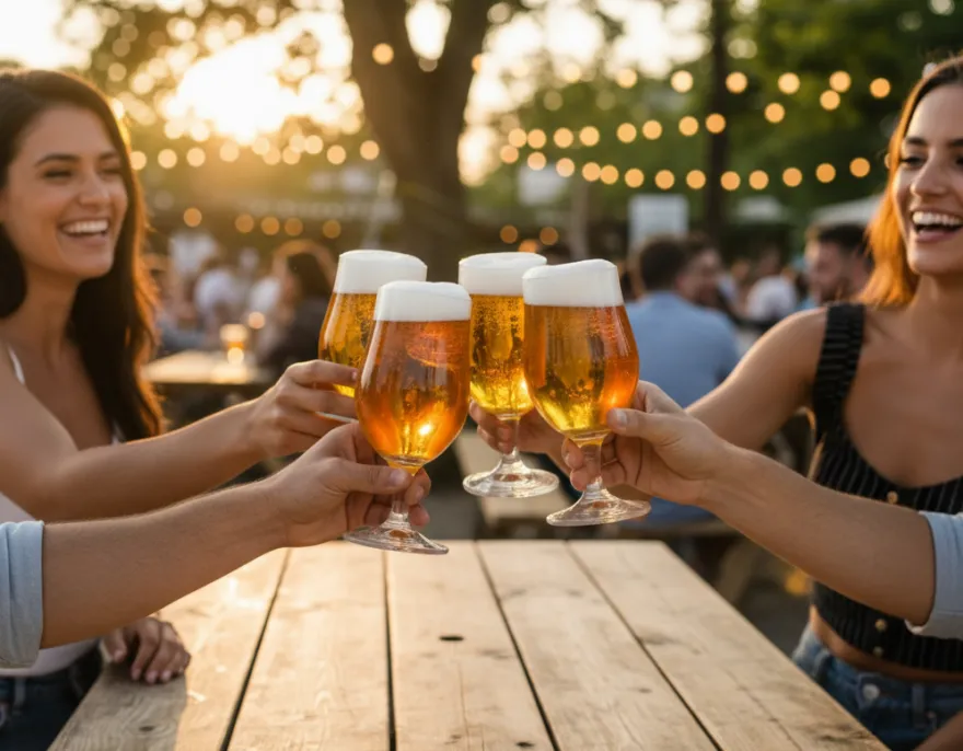 Cookinglife Bierglazen Op Voet 370 ml -4 Stuks