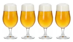 Cookinglife Bierglazen Op Voet 370 ml -4 Stuks