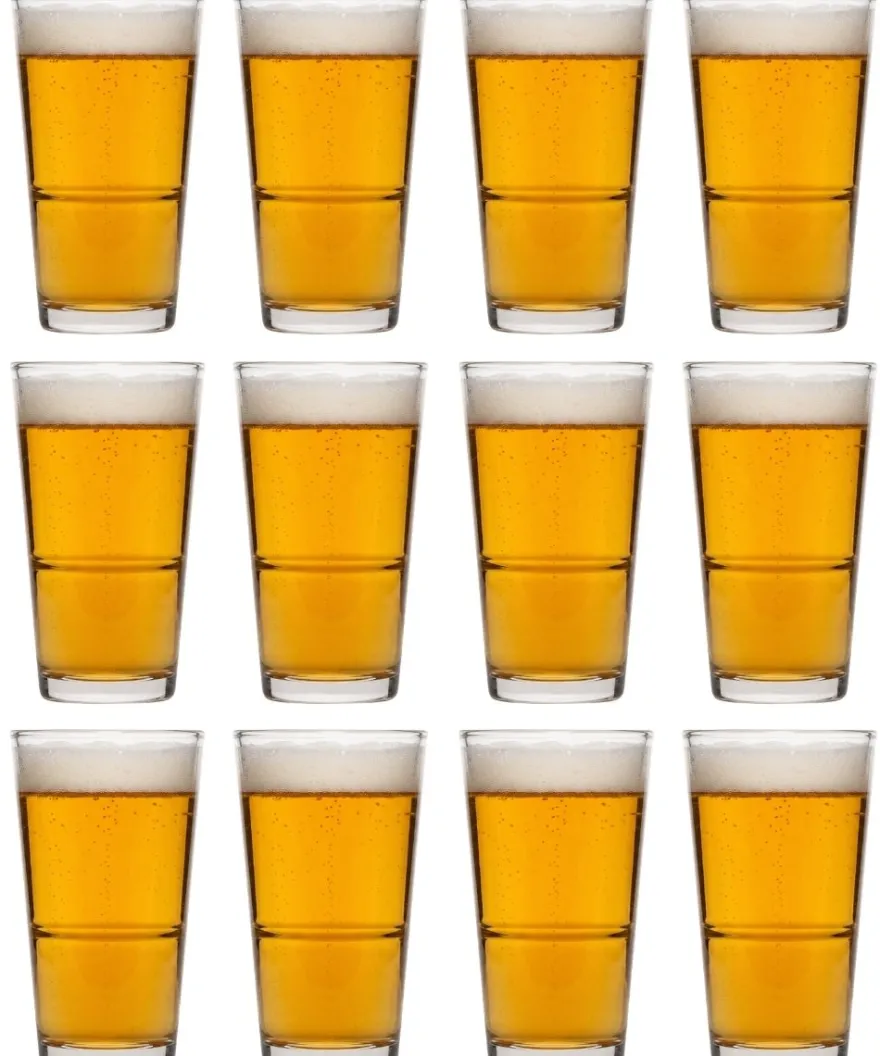 Cookinglife Bierglazen Vaasje / Amsterdammer 340 ml - 12 stuks