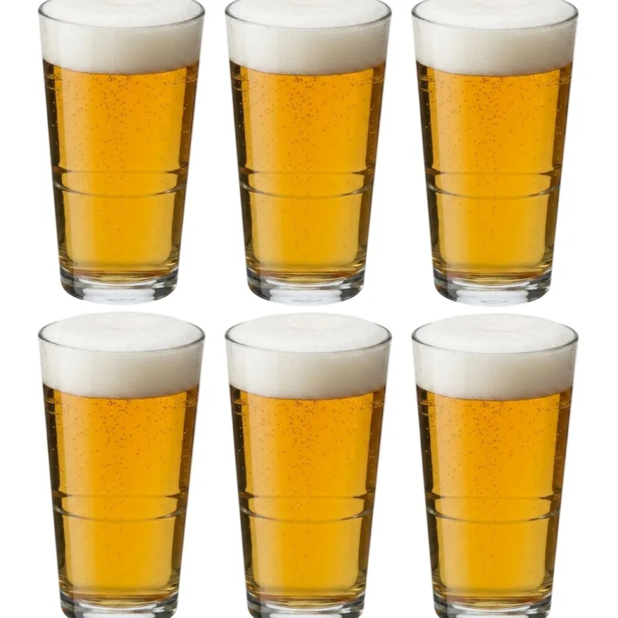 Cookinglife Bierglazen Vaasje / Amsterdammer 340 ml - 6 stuks