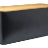Cookinglife Brooddoos - Broodtrommel met Plank - Mat Zwart