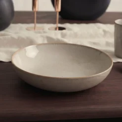 Cookinglife Diepe Borden / Pastaborden Linen Beige ø 18 cm – 6 stuks