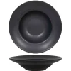 Cookinglife Diepe Borden / Pastaborden Zwart ø 24 cm - 6 Stuks