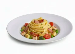 Cookinglife Diepe borden / Pastaborden - Porselein - Wit - ø 27 cm - 6 Stuks