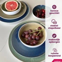Cookinglife Dinerborden Belize ø 25 cm - 6 stuks