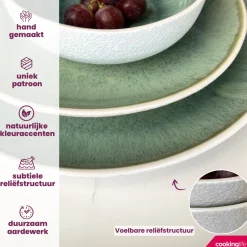 Cookinglife Dinerborden Belize ø 25 cm - 6 stuks