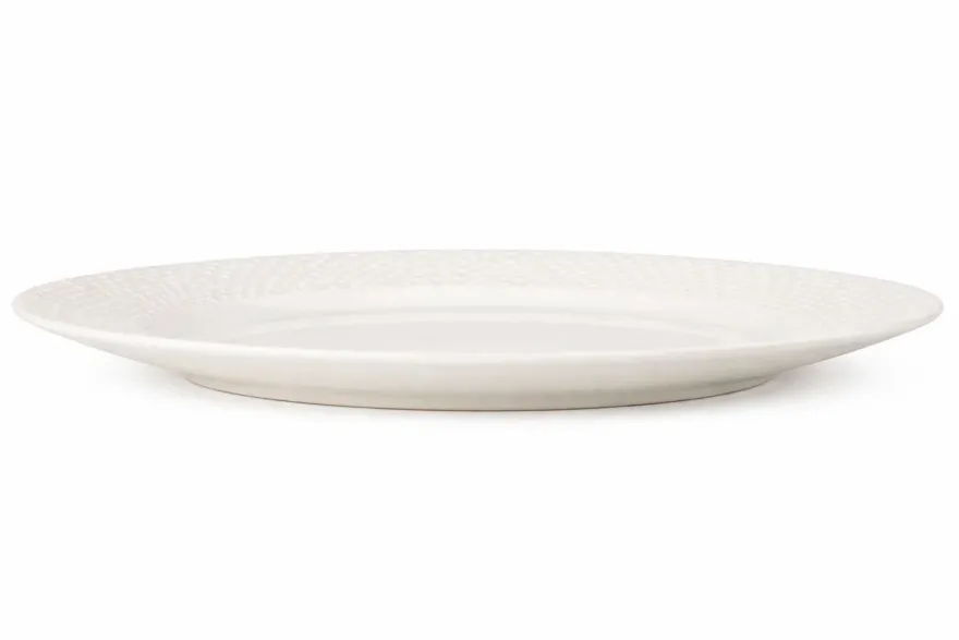 Cookinglife Dinerborden - CampVibe - Outdoor - Kunststof - Onbreekbaar - Wit ø 28 cm - 4 Stuks