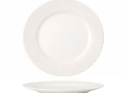 Cookinglife Dinerborden - CampVibe - Outdoor - Kunststof - Onbreekbaar - Wit ø 28 cm - 4 Stuks