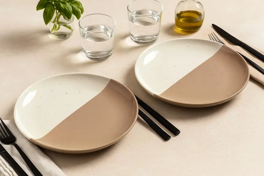 Cookinglife Dinerborden Leem ø 27 cm - 6 Stuks