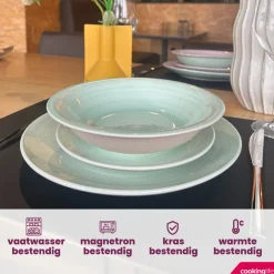 Cookinglife Dinerborden Pastel Harmony ø 26.5 cm - 6 Stuks