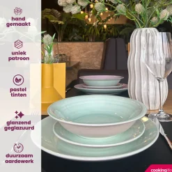 Cookinglife Dinerborden Pastel Harmony ø 26.5 cm - 6 Stuks