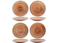 Cookinglife Dinerborden Rhythm & Lines ø 26.5 cm - 4 Stuks