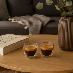 Cookinglife Dubbelwandige Espressoglazen 100 ml - 2 stuks