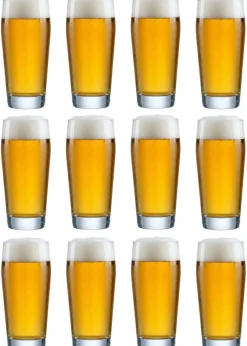 Cookinglife Duitse Bierglazen Willybecher 330 ml - 12 stuks