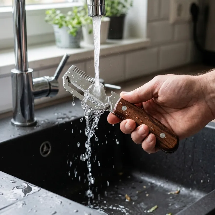 Cookinglife Dunschiller & Juliennesnijder - Hout - Multifunctioneel 3-in-1