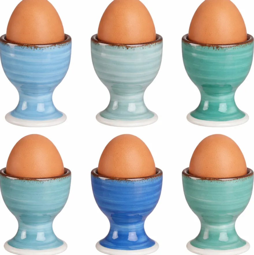 Cookinglife Eierdopjes Delice Blauw - 6 stuks