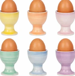 Cookinglife Eierdopjes Pastel Harmony - 6 Stuks
