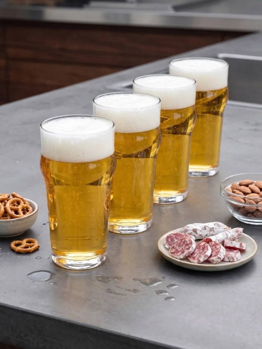 Cookinglife Engelse Bierglazen Nonic 340 ml - 18 stuks