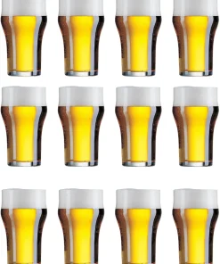 Cookinglife Engelse Bierglazen Nonic 340 ml - 12 stuks