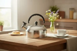Cookinglife Fluitketel RVS 2 Liter - Waterkoker voor Thee en Koffie