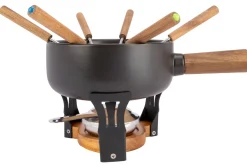 Cookinglife Fondueset Moritz Aardewerk - 6 personen - ø 21 cm