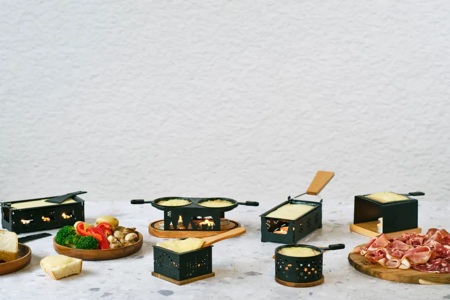 Cookinglife Fondueset Moritz Aardewerk - 6 personen - ø 21 cm