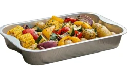 Cookinglife Grill BBQ Aluminium Bakjes / BBQ Grill Tray - 30 x 20 cm - 9 stuks