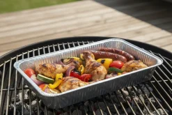 Cookinglife Grill BBQ Aluminium Bakjes / BBQ Grill Tray - 34 x 21 cm - 18 stuks