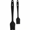 Cookinglife Grill BBQ Kwasten / Bakkwasten - Siliconen - 2 stuks - 21 & 25 cm
