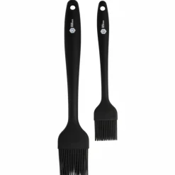 Cookinglife Grill BBQ Kwasten / Bakkwasten - Siliconen - 2 stuks - 21 & 25 cm