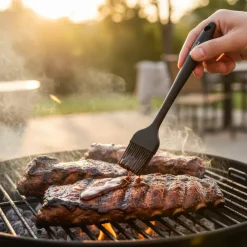 Cookinglife Grill BBQ Kwasten / Bakkwasten - Siliconen - 2 stuks - 21 & 25 cm