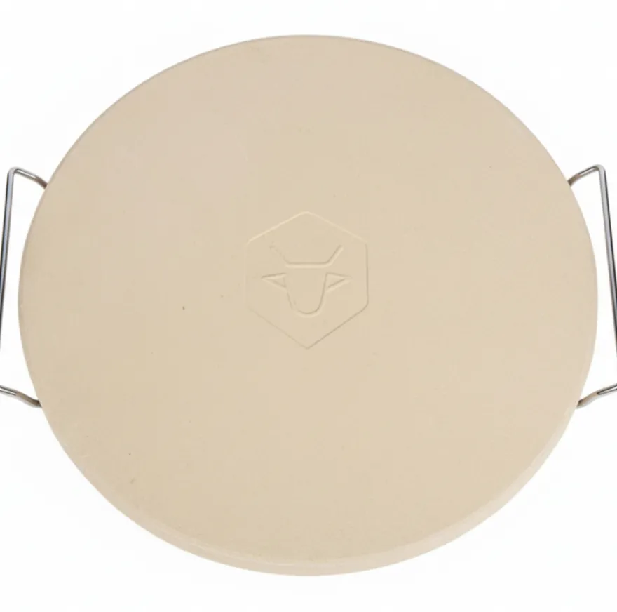 Cookinglife Grill Pizzasteen met houder ø 38 cm