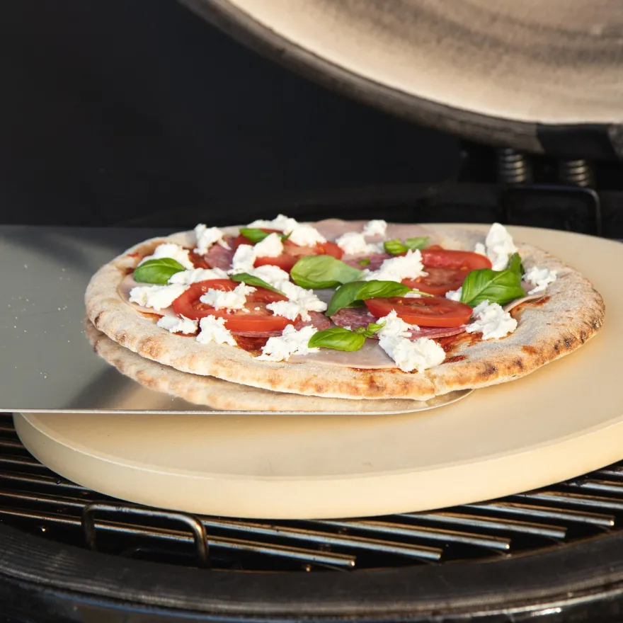 Cookinglife Grill Pizzasteen met houder ø 38 cm