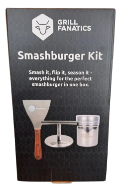 Cookinglife Grill Smashburger Kit / Smashburger Press, BBQ Spatel & Rub Shaker