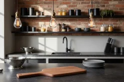 Cookinglife Houten Snijplank / Serveerplank Acaciahout 42 x 17 cm - Houten Plank voor Snijden en Serveren