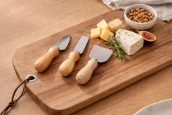 Cookinglife Kaasmessenset 4-delig - RVS - Kaasplank - Snijden en Serveren van Kazen