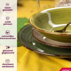 Cookinglife Kleine kommen Delice Groen ø 12 cm - 6 stuks